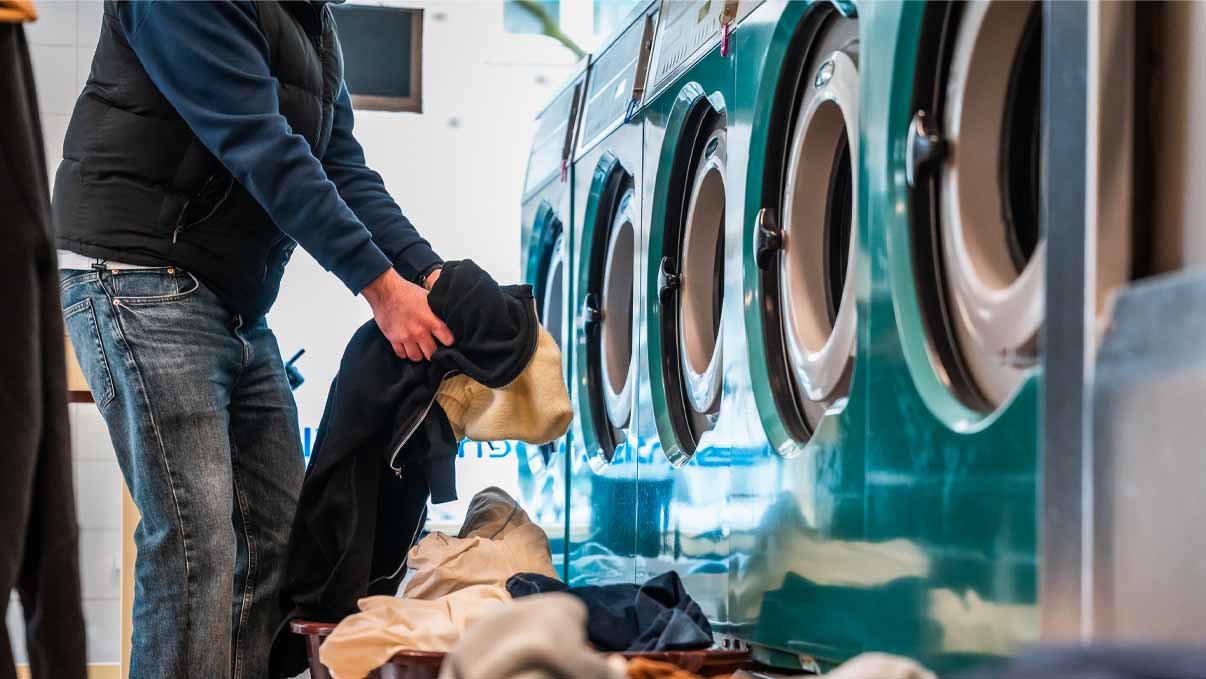 Efficiënte en snelle droogservice bij Quality Wash Corner – fris en zacht wasgoed.